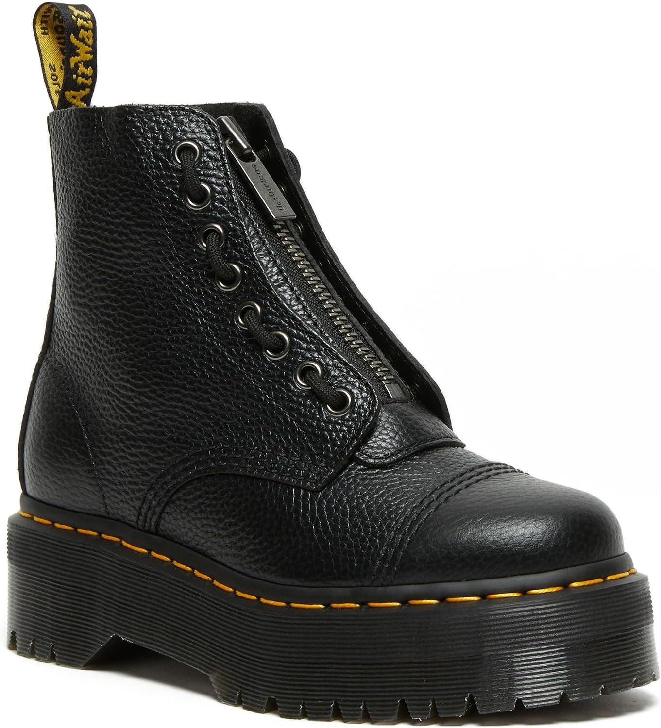 Dr. Martens Women's Jungle Boot Sneaker, Black Milled Nappa, 5 AU