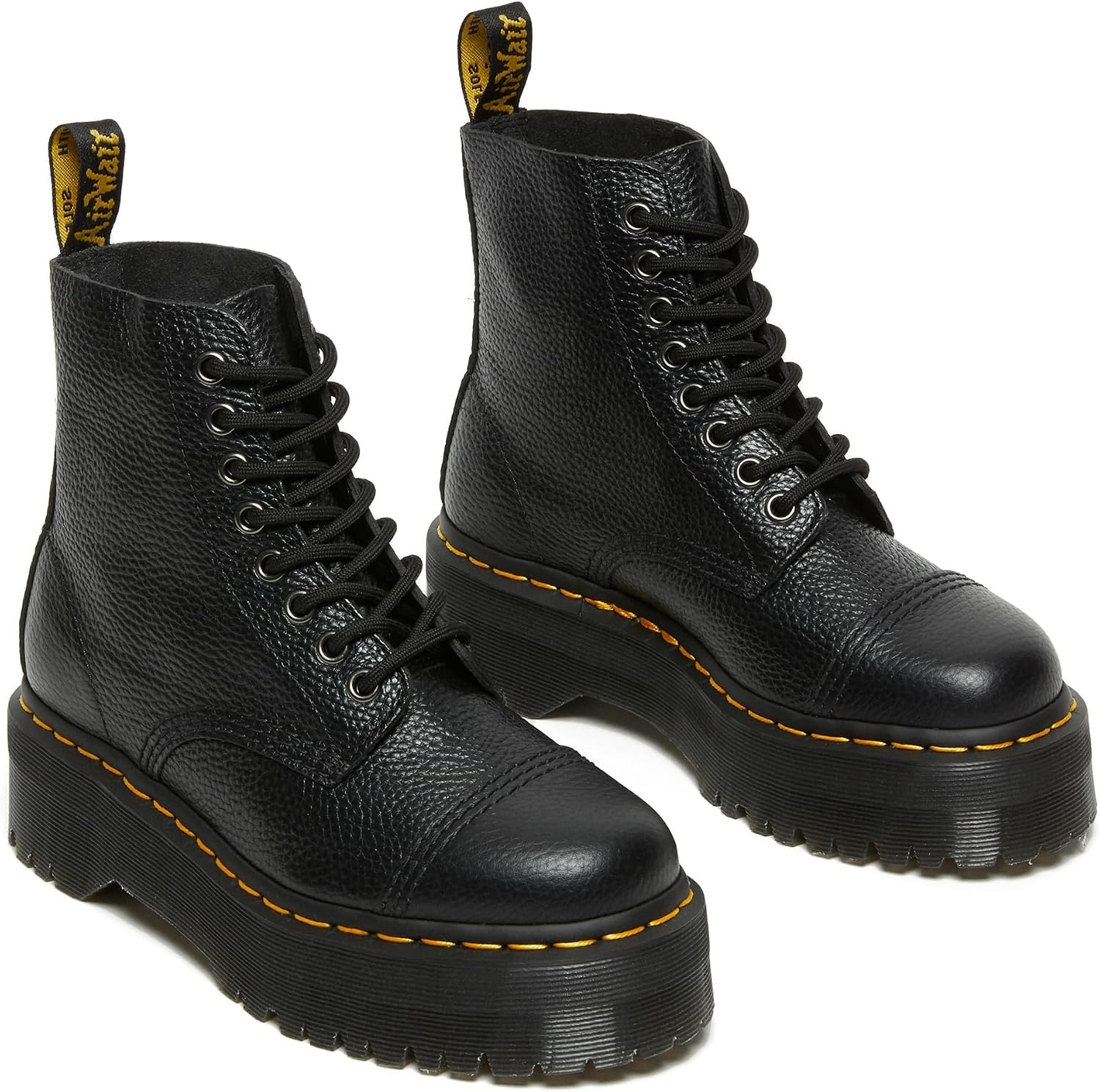 Dr. Martens Women's Jungle Boot Sneaker, Black Milled Nappa, 5 AU