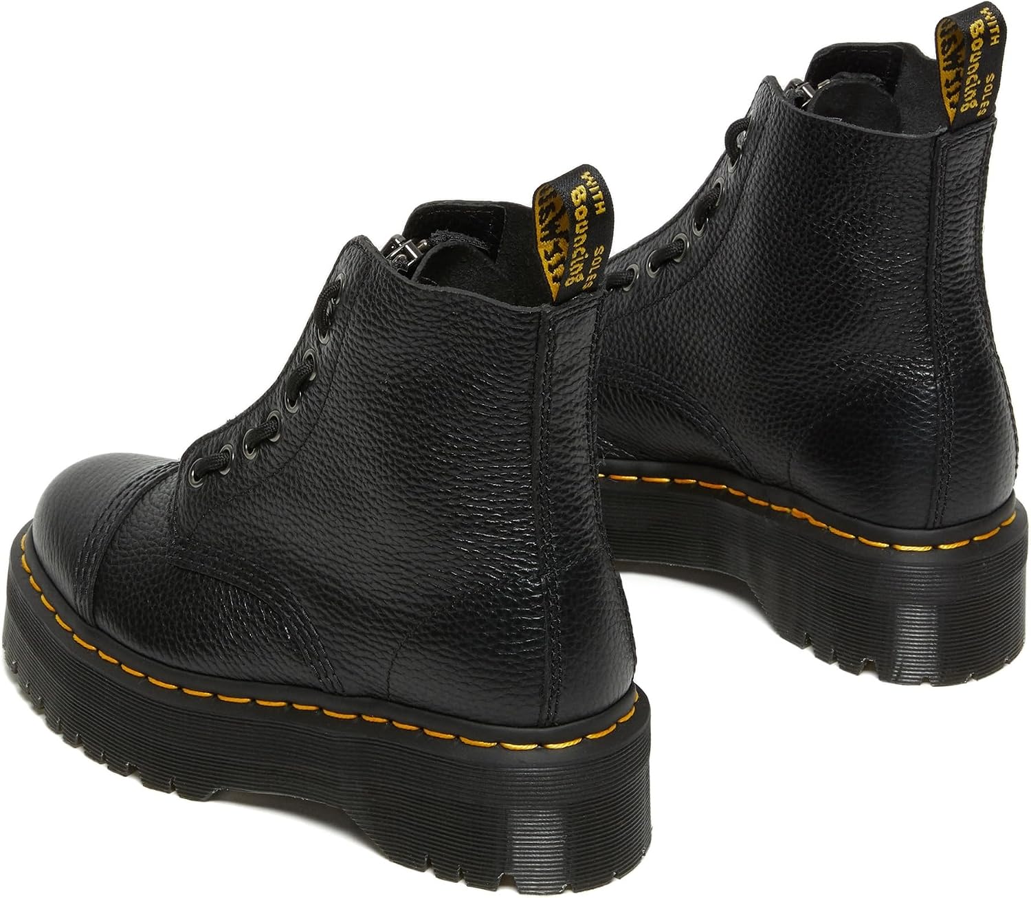 Dr. Martens Women's Jungle Boot Sneaker, Black Milled Nappa, 5 AU