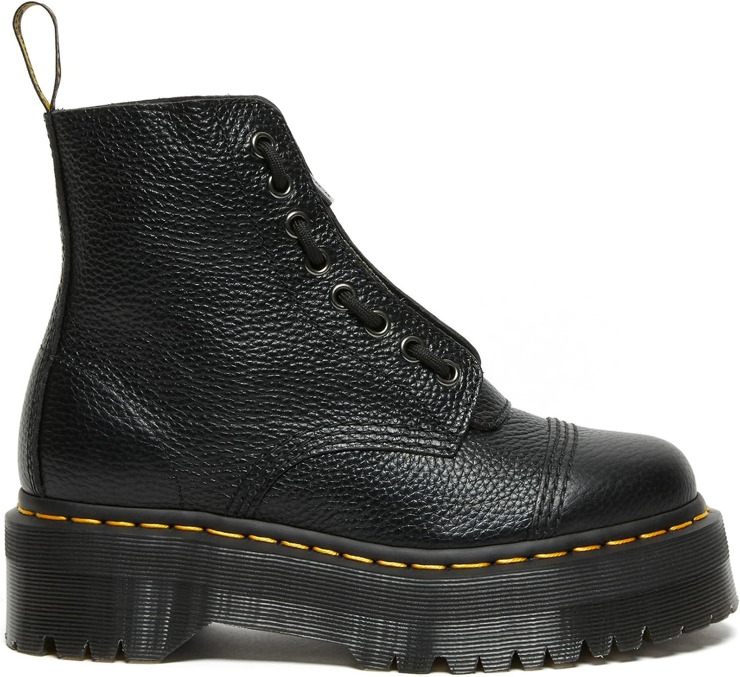 Dr. Martens Women's Jungle Boot Sneaker, Black Milled Nappa, 5 AU