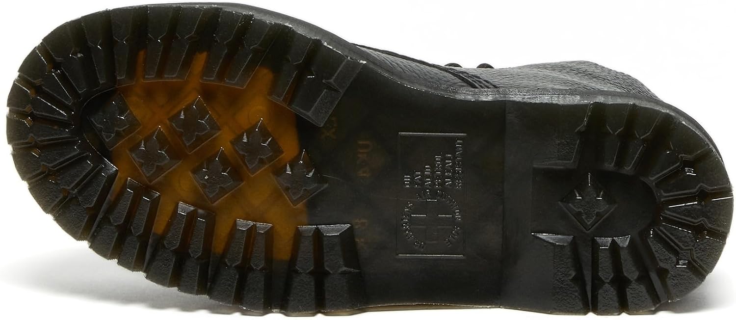 Dr. Martens Women's Jungle Boot Sneaker, Black Milled Nappa, 5 AU