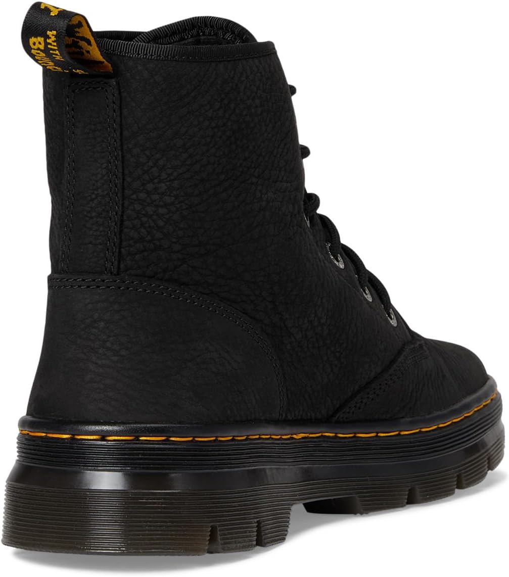 Dr. Martens Women's Combs II 6 Eye Lace Up Fashion Boot Black