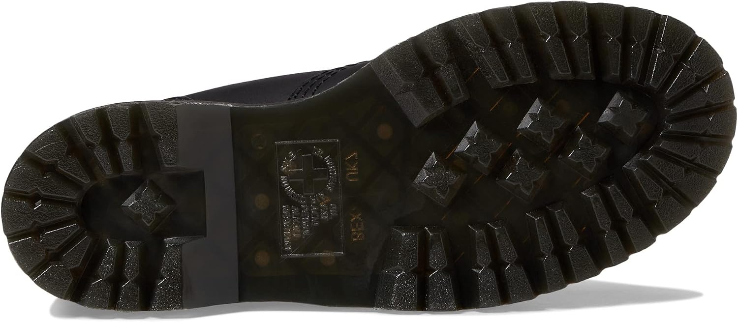 Dr. Martens womens Jetta Sendal Leather Boot Black Sendal