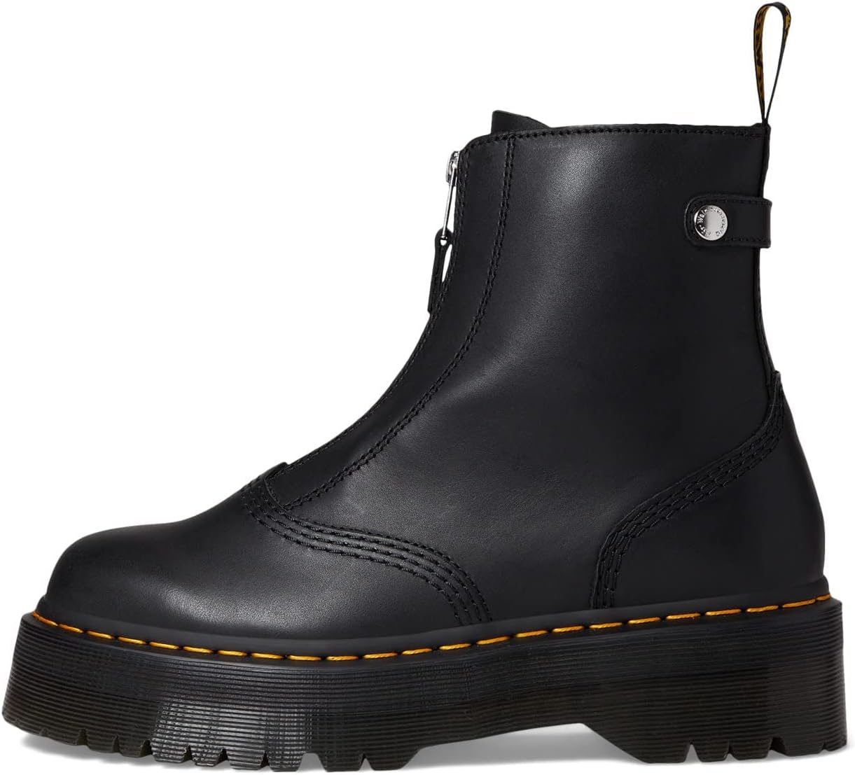 Dr. Martens womens Jetta Sendal Leather Boot Black Sendal