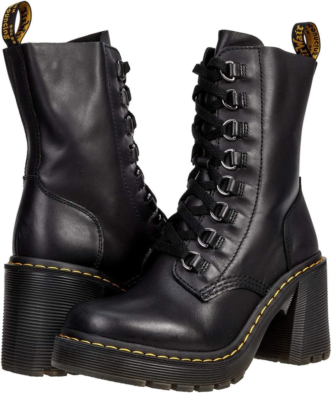 Dr. Martens Women's Chesney Black Sendal Nappa
