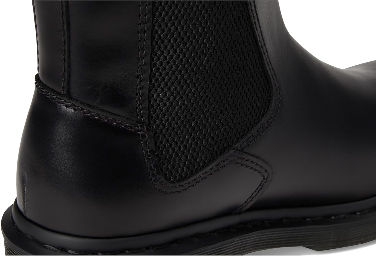 Dr. Martens Women's Alderstone Chelsea Leather Heeled Boot Black Orleans