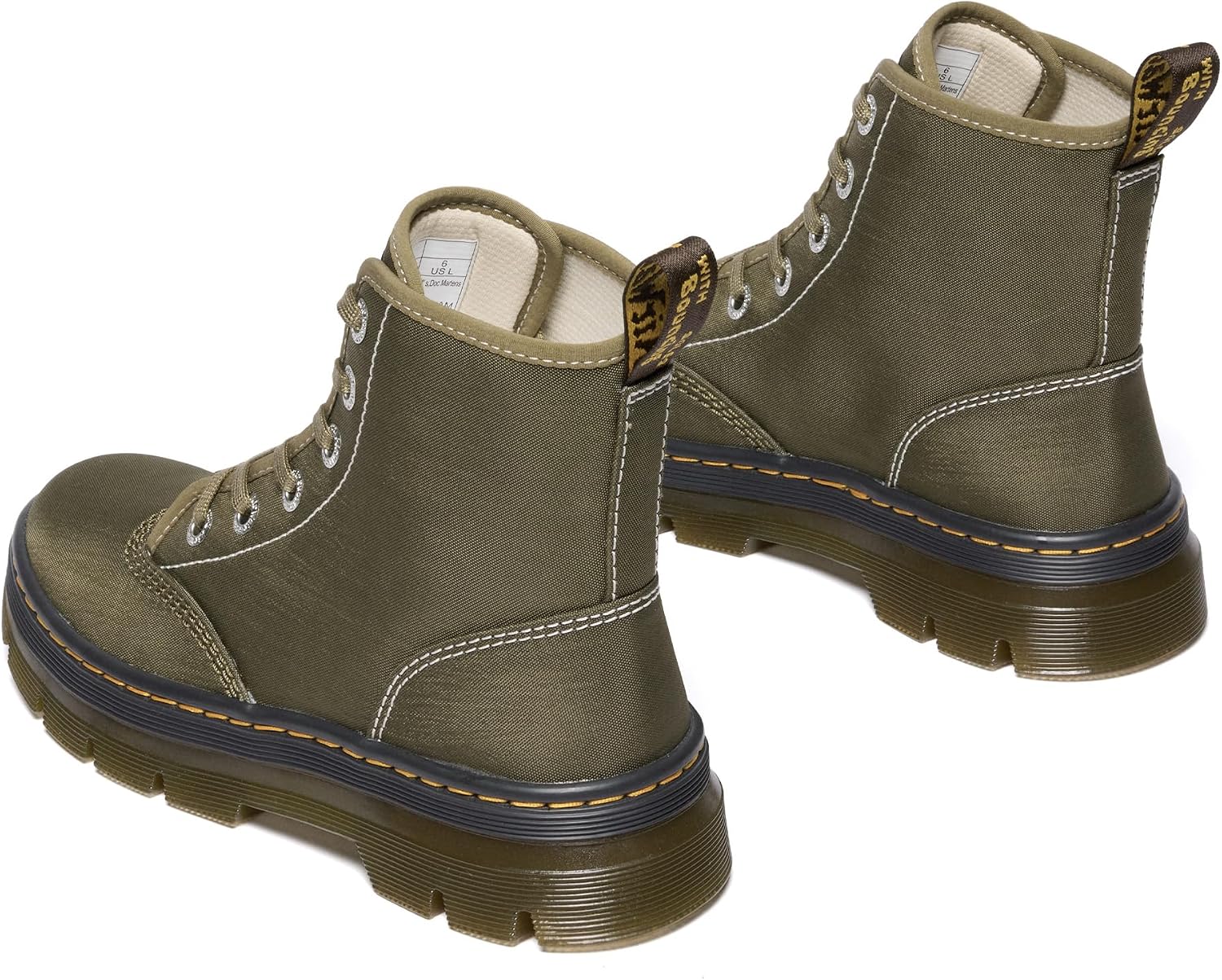 Dr. Martens Women's Charlee Chukka Boot Dms Olive Crepe Nylon