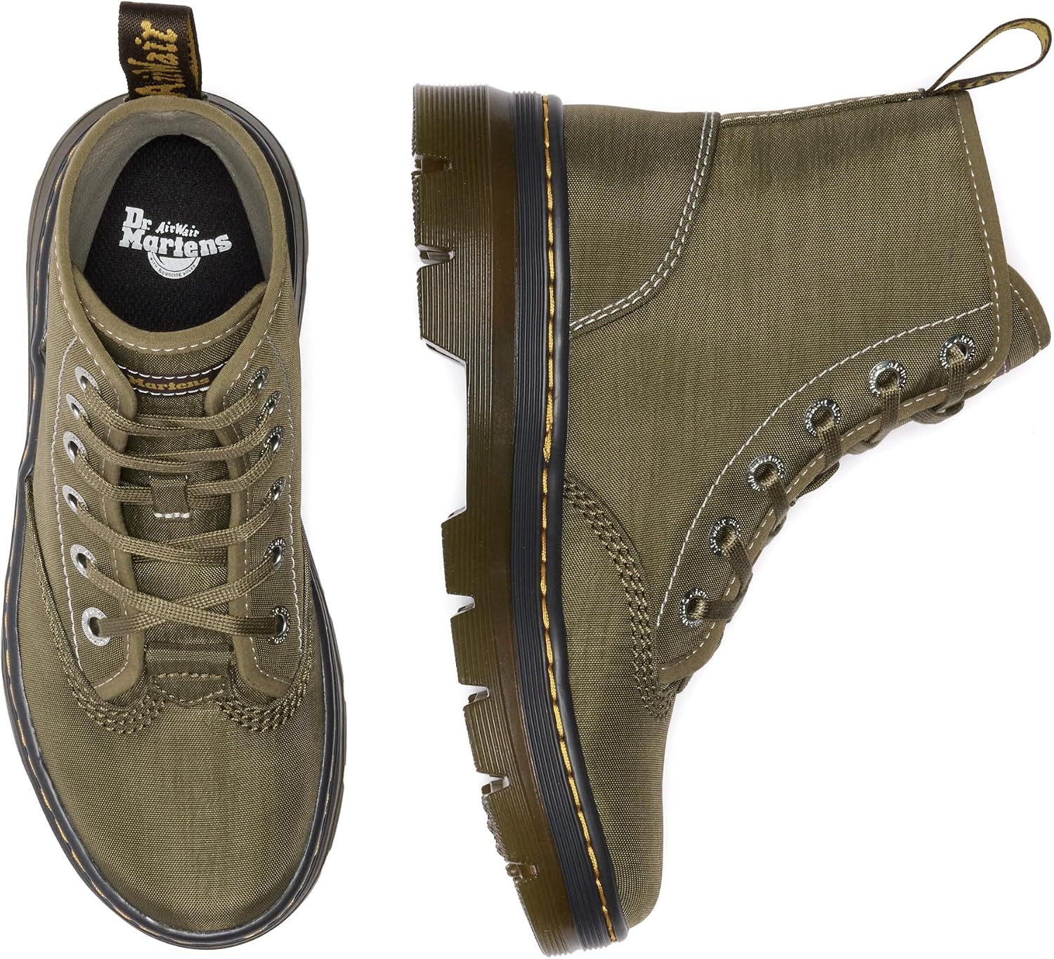 Dr. Martens Women's Charlee Chukka Boot Dms Olive Crepe Nylon