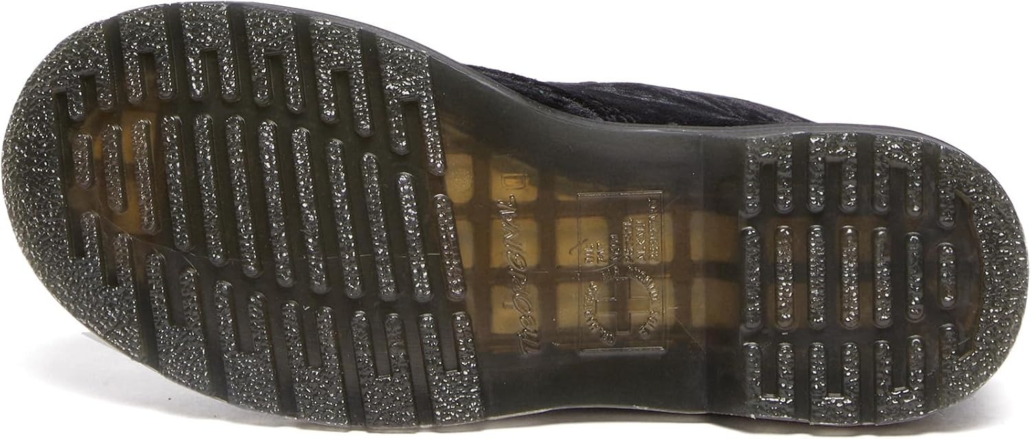 Dr. Martens Women's Vegan 1460 Boot Black Crushed Velvet