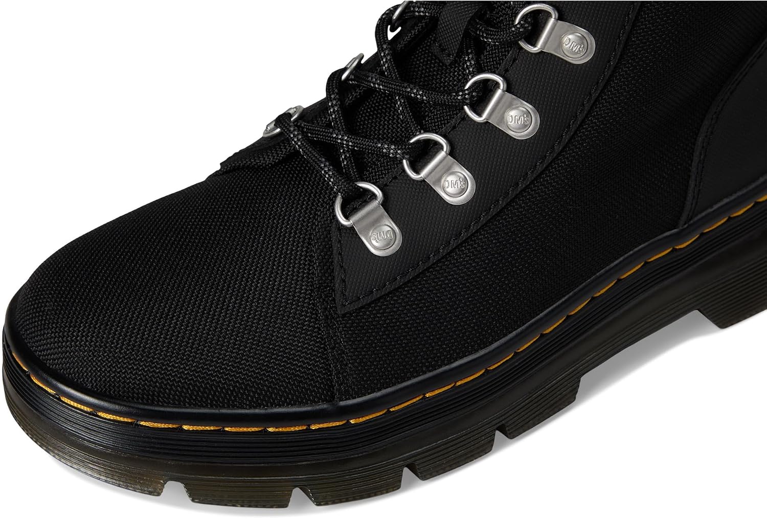 Dr. Martens Women's Combs W Tie Boot Black Extra Tough 5050+ajax