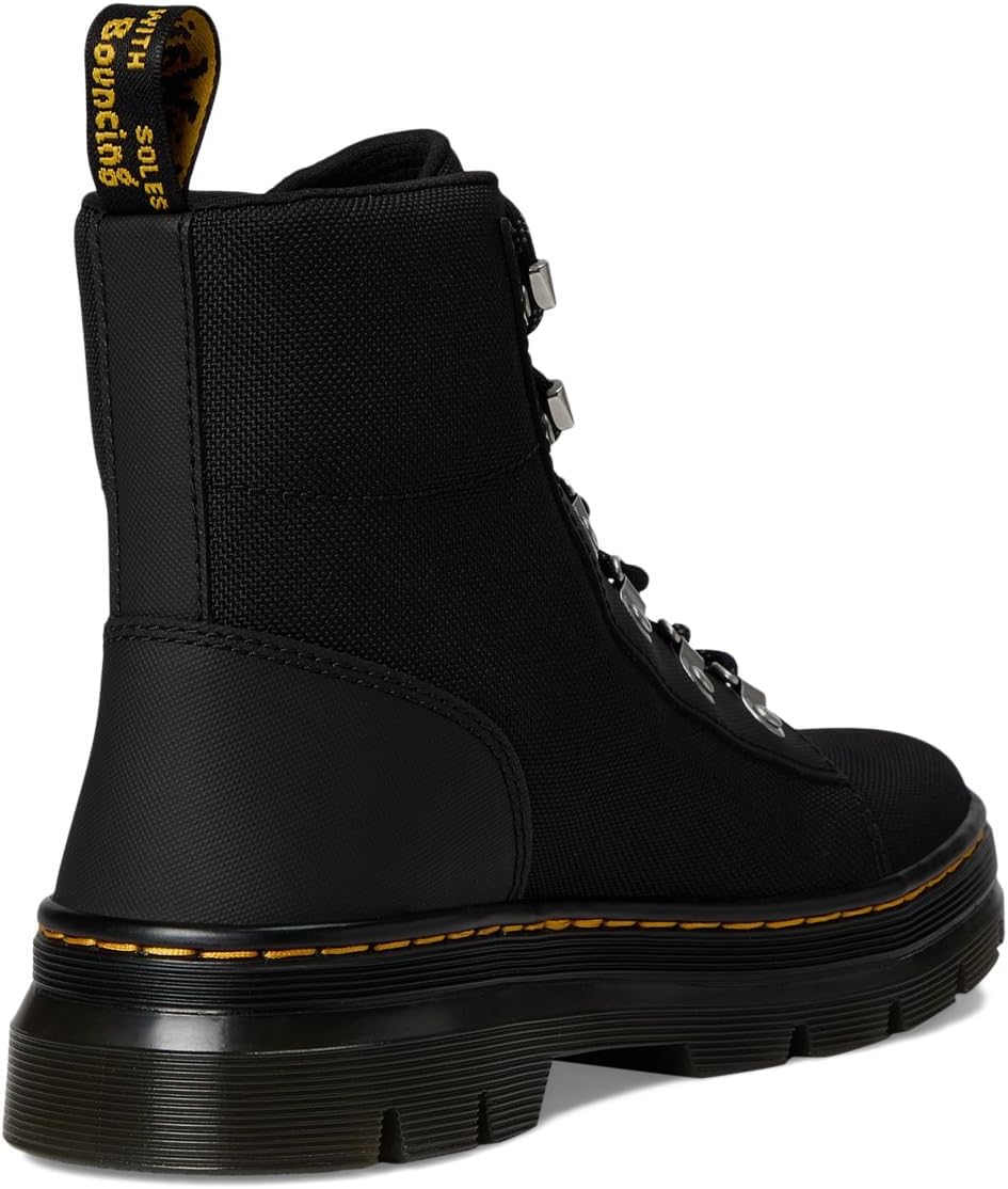 Dr. Martens Women's Combs W Tie Boot Black Extra Tough 5050+ajax