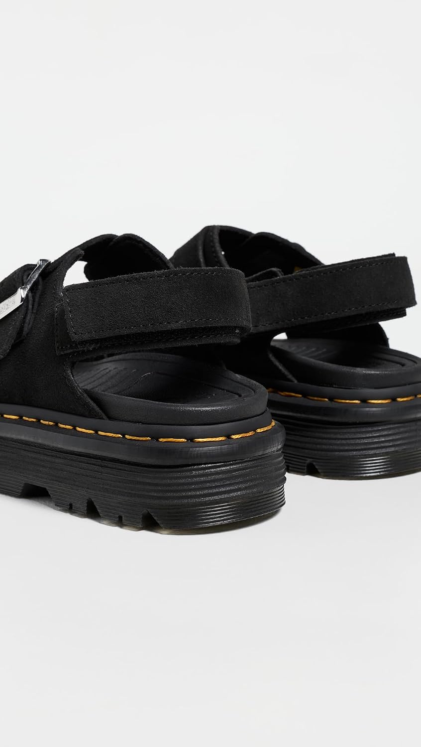 Dr. Martens Women's Zebzag Sandal Black Eh Suede