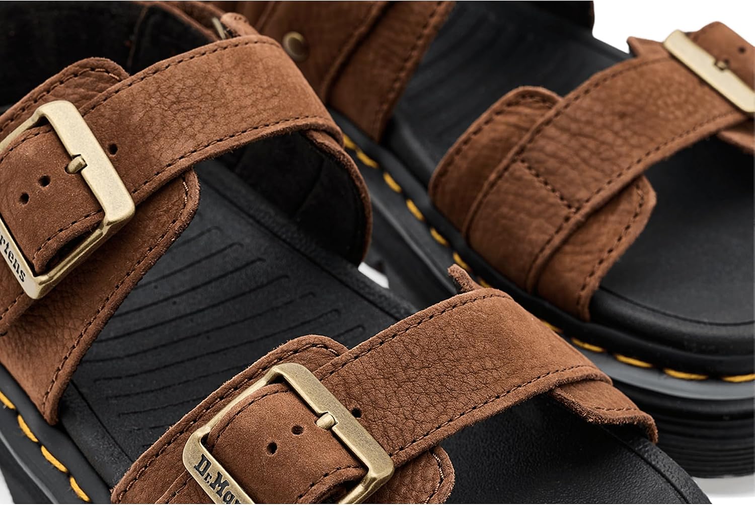 Dr. Martens, Damen Zebzag Sandalen Sepia Brown Tumbled Nubuck