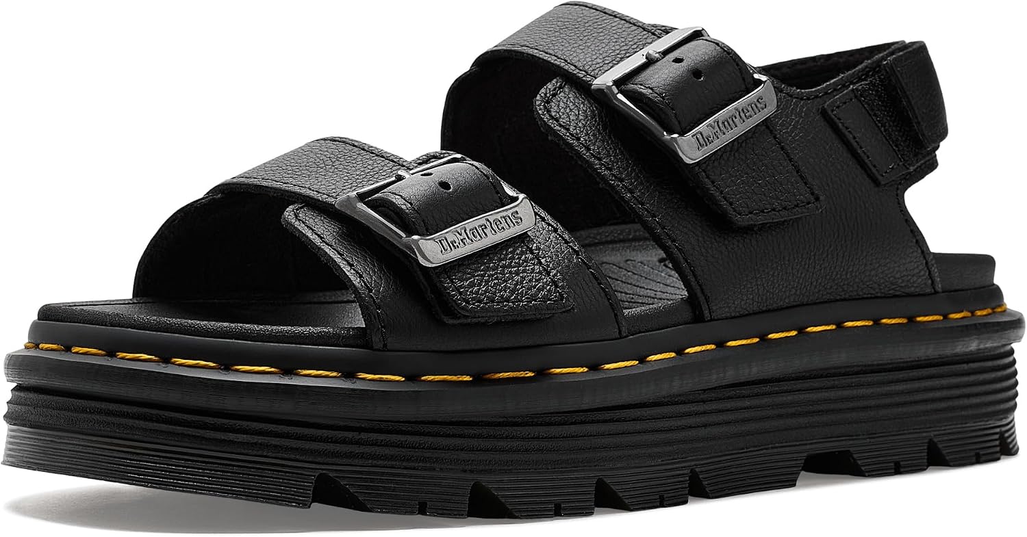 Dr. Martens, Damen Zebzag Sandalen Black Pisa