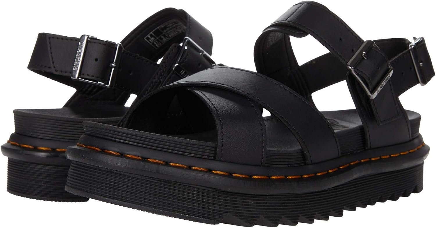 Dr. Martens Women's Voss II Black Hydro Leather