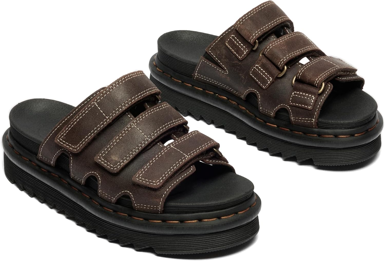 Dr. Martens Women's Raine Sandal Dark Brown Cedar Creek