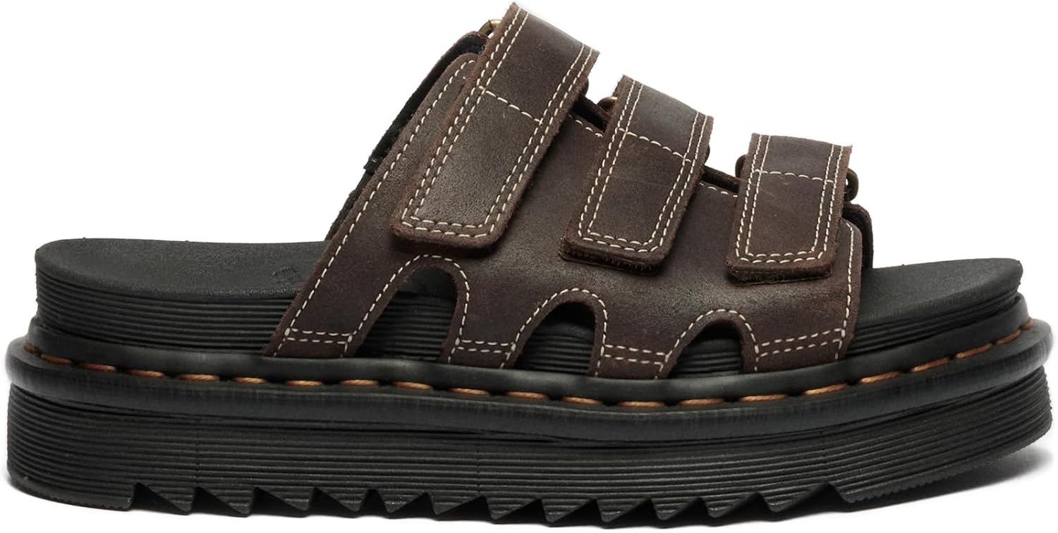 Dr. Martens Women's Raine Sandal Dark Brown Cedar Creek