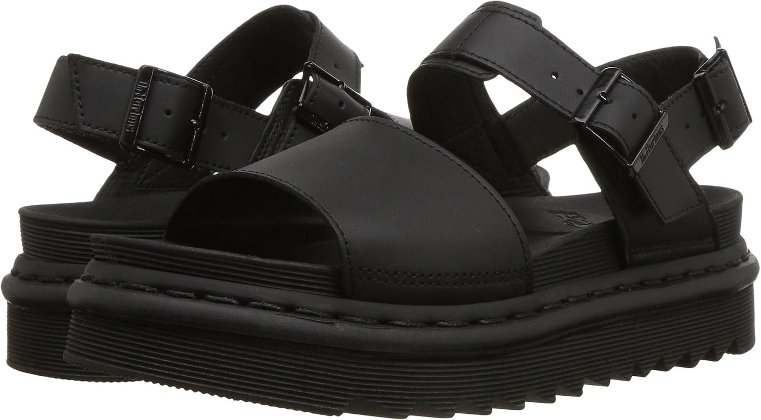 Dr. Martens Women's Voss Hydro Fisherman Sandal Mono Black Hydro