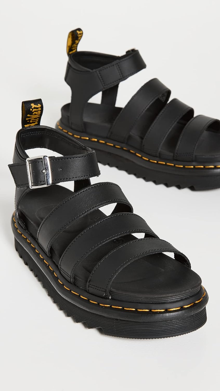 Dr. Martens Girls' Sandals Black Hydro Leather