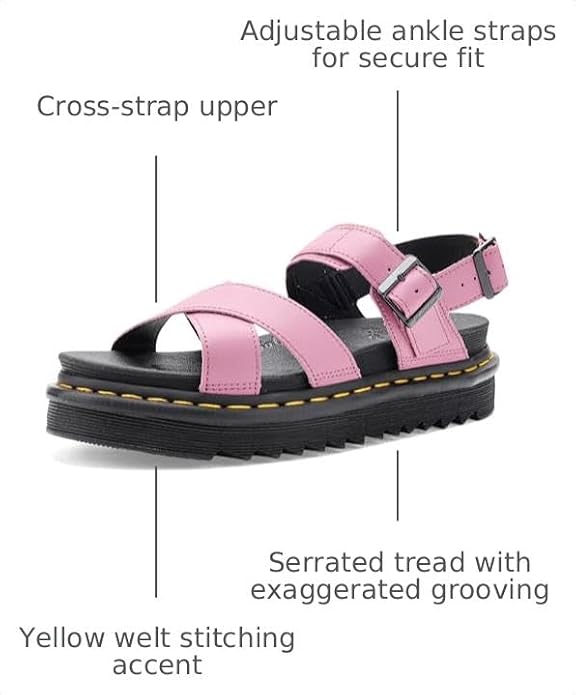 Dr. Martens Women's Voss II Dusty Rose Athena
