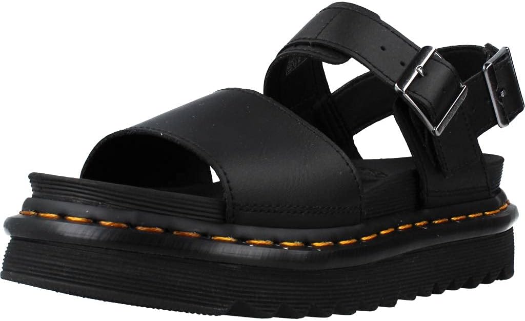 Dr. Martens Women's Voss Hydro Fisherman Sandal Black Hydro Leather