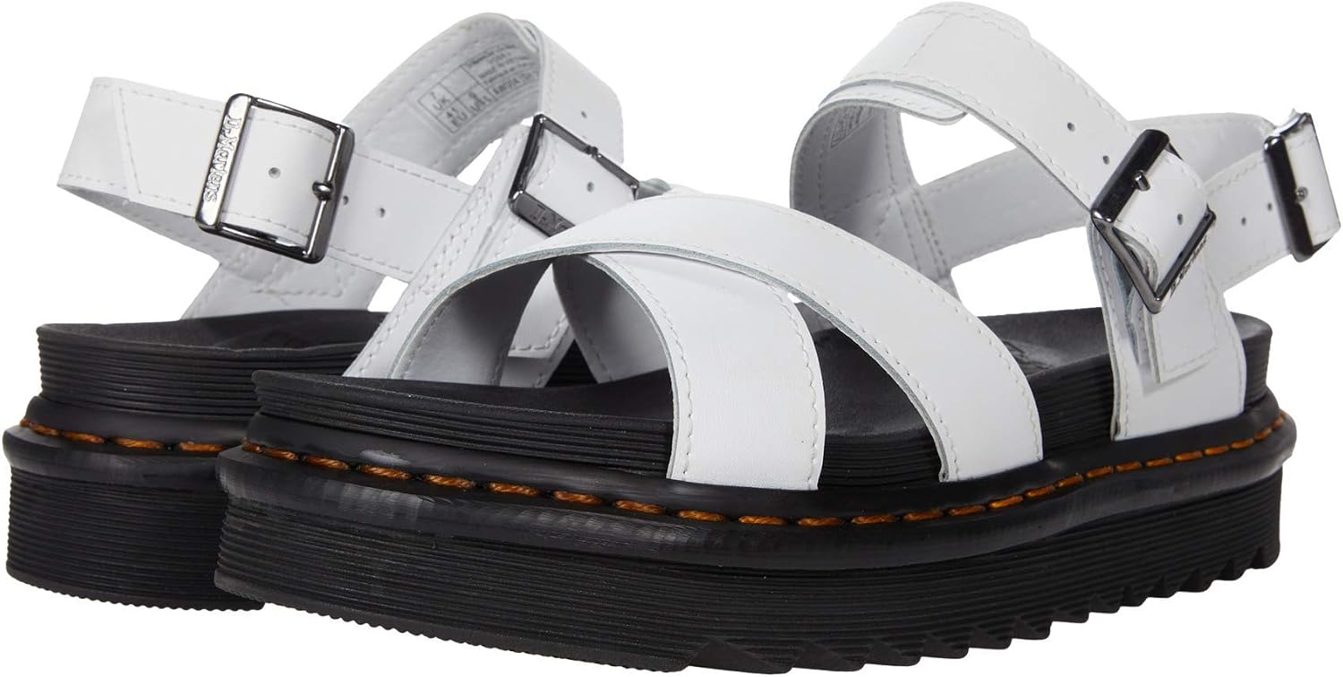 Dr. Martens Voss II White Hydro Leather