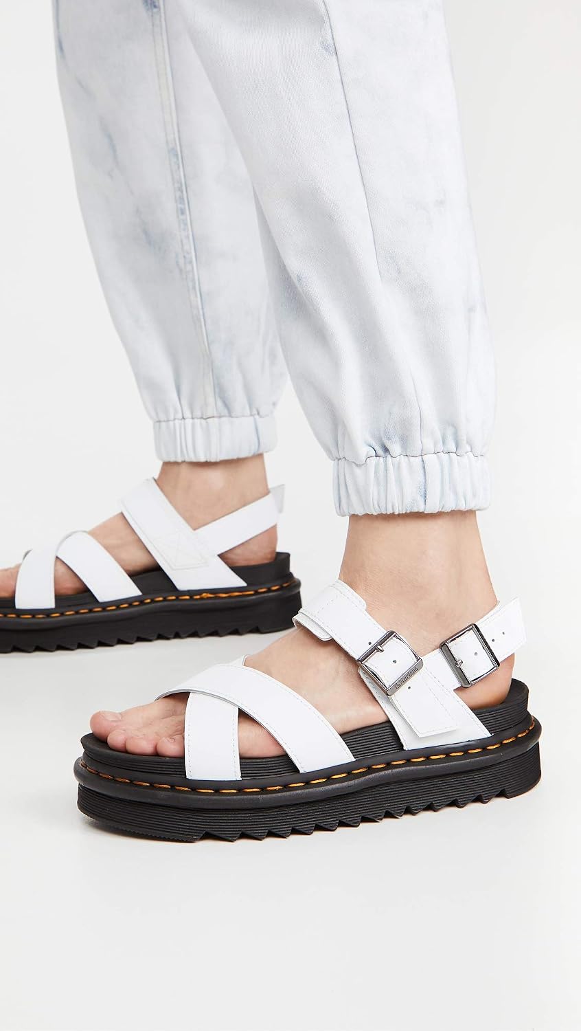 Dr. Martens Voss II White Hydro Leather