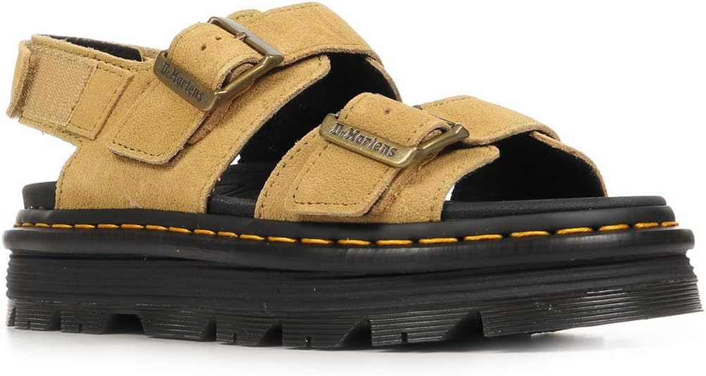 Dr. Martens, Damen Zebzag Sandalen Savannah Tan Eh Suede