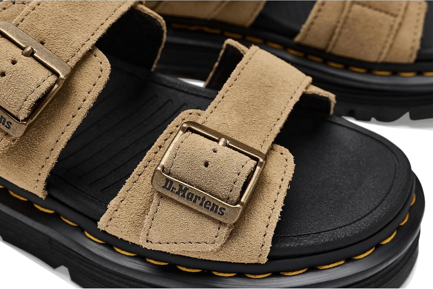 Dr. Martens, Damen Zebzag Sandalen Savannah Tan Eh Suede