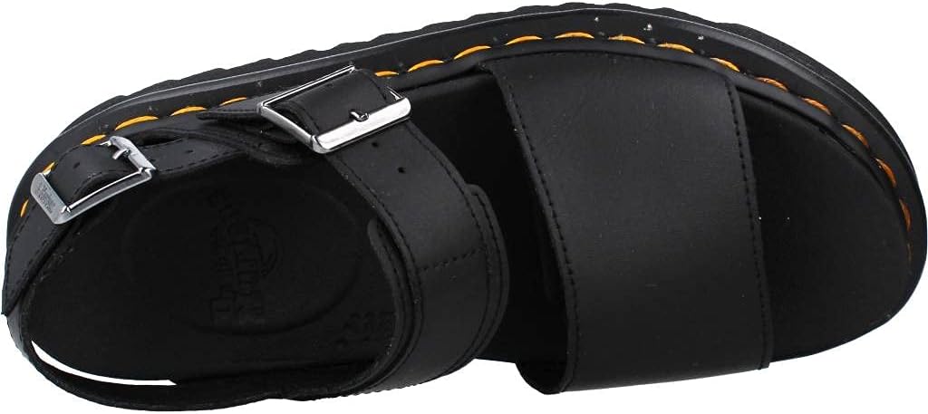 Dr. Martens Women's Voss Hydro Fisherman Sandal Black Hydro Leather