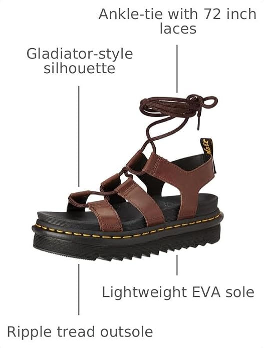 Dr. Martens Nartilla Dark Brown New Oily Illusion