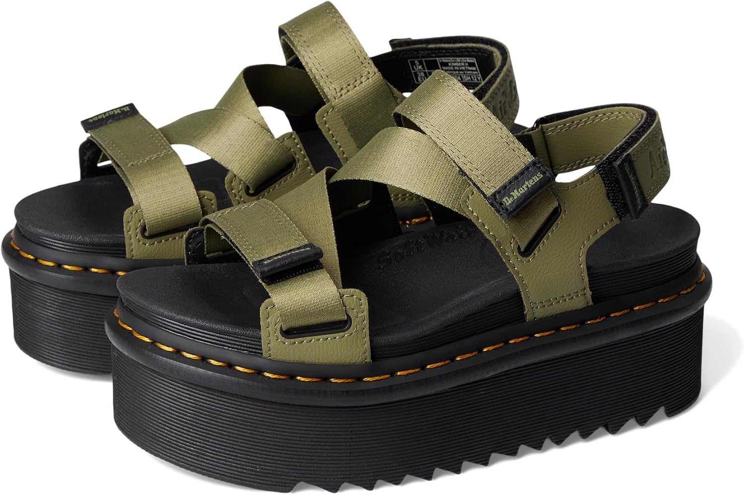Dr. Martens Unisex Adult Kimber II Muted Olive Athena