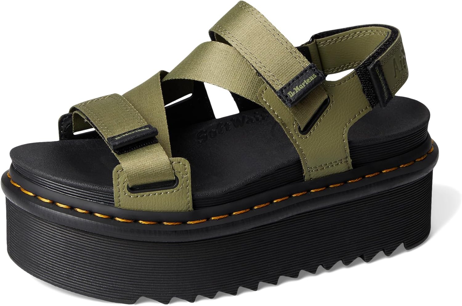 Dr. Martens Unisex Adult Kimber II Muted Olive Athena