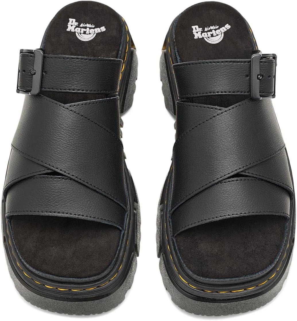 Dr. Martens, Women's, Mattison Slides, Black, 7, Medium