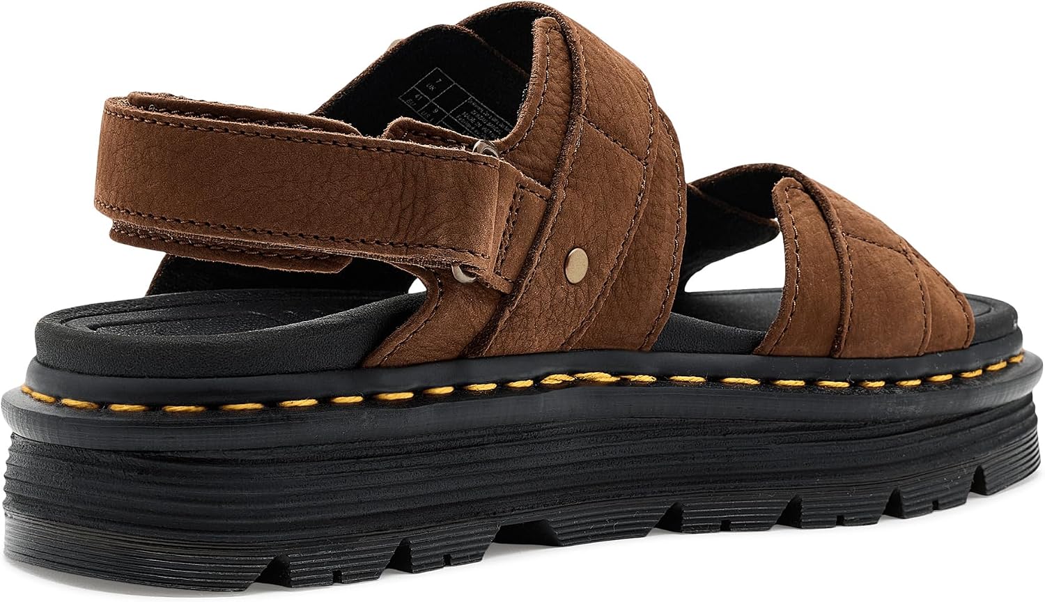 Dr. Martens, Damen Zebzag Sandalen Sepia Brown Tumbled Nubuck