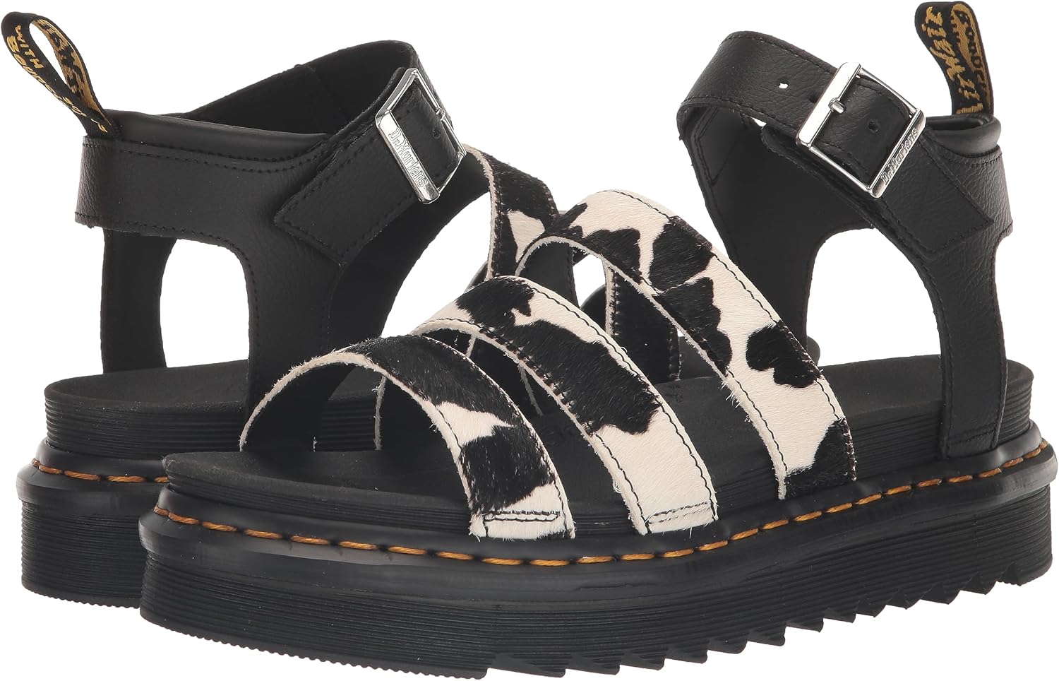 Dr. Martens Damen Blaire AthenaSandale Cow Print