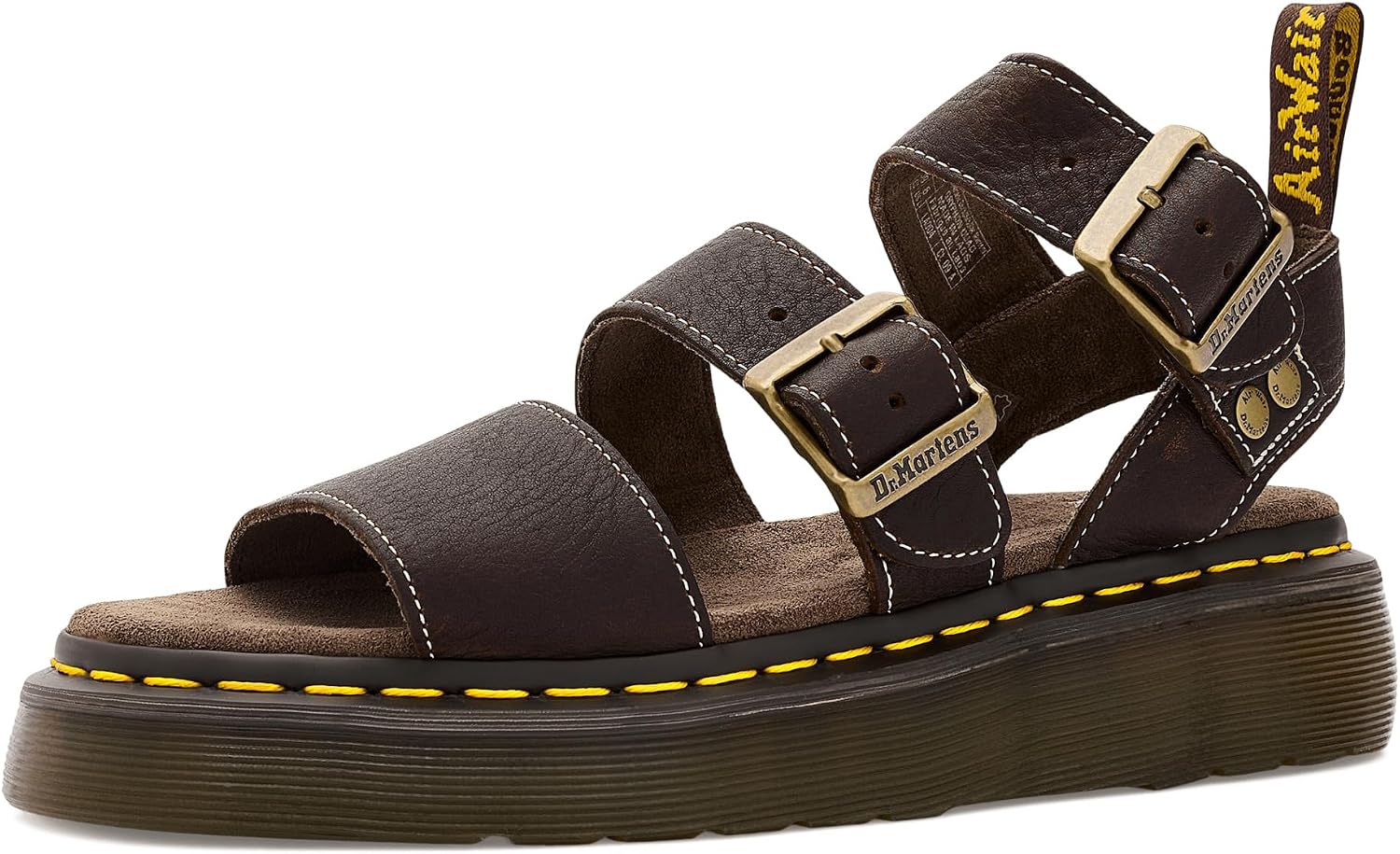 Dr. Martens womens Gryphon Quad Dark Brown