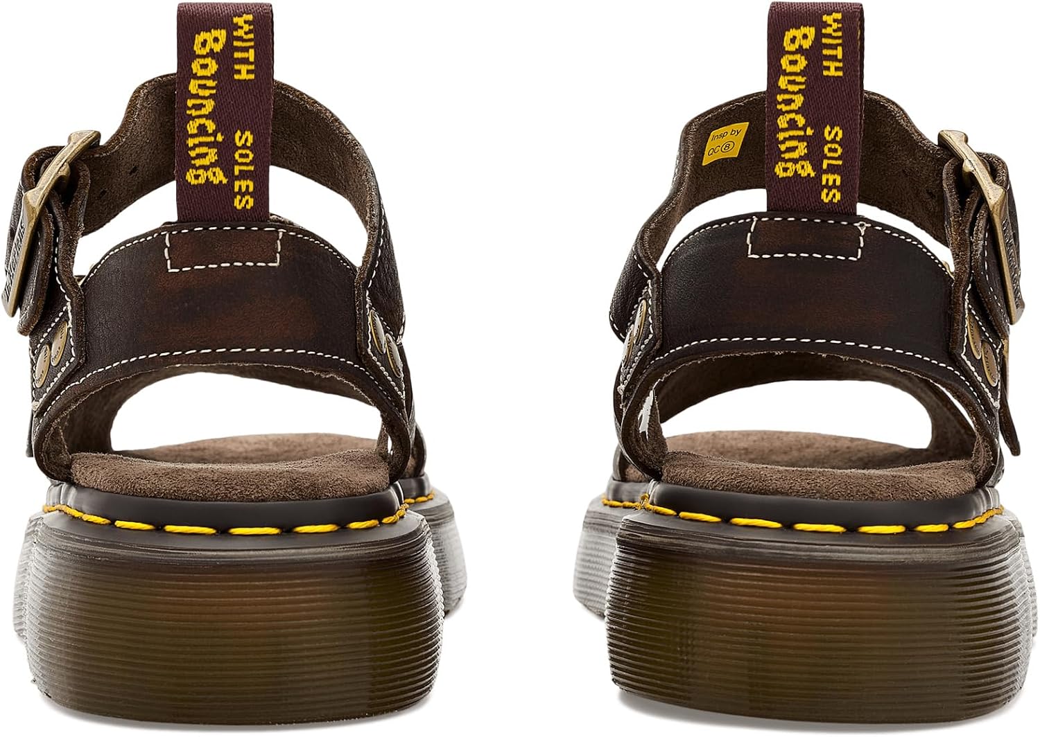 Dr. Martens womens Gryphon Quad Dark Brown