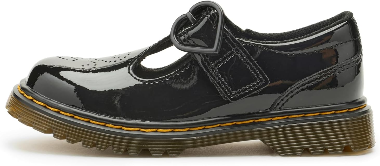 Dr. Marten's Kids Polley II Mary Jane Black 1