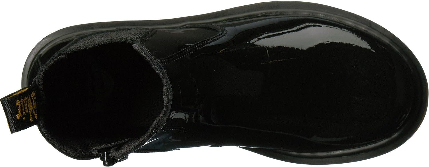 Dr. Marten's Kids 2976 Chelsea Boot Black Patent Lamper