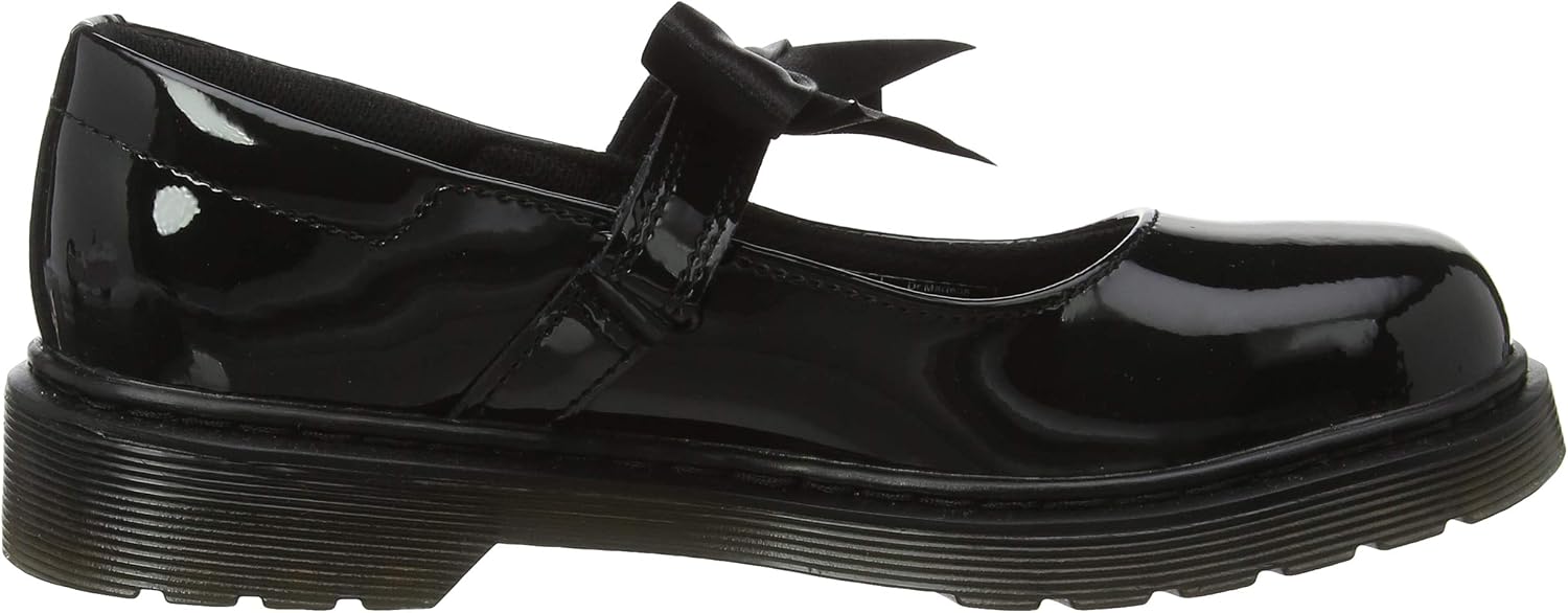 Dr. Marten's Kids Maccy Mary Jane Black Black Patent Lamper 001