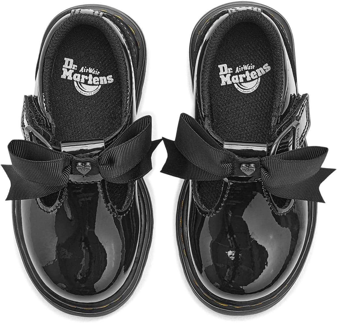Dr. Martens Girls Polley II Bow T Black