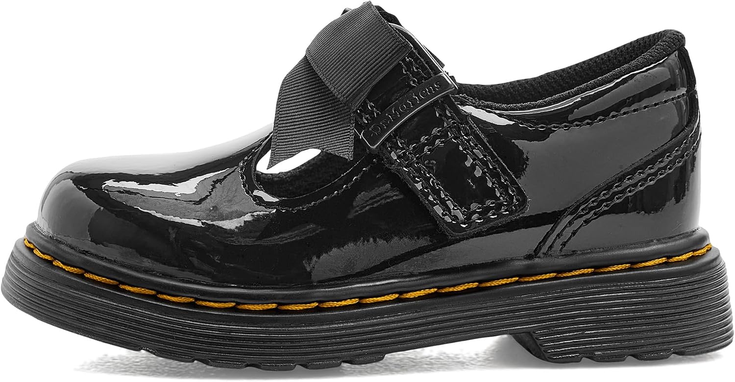 Dr. Martens Girls Polley II Bow T Black