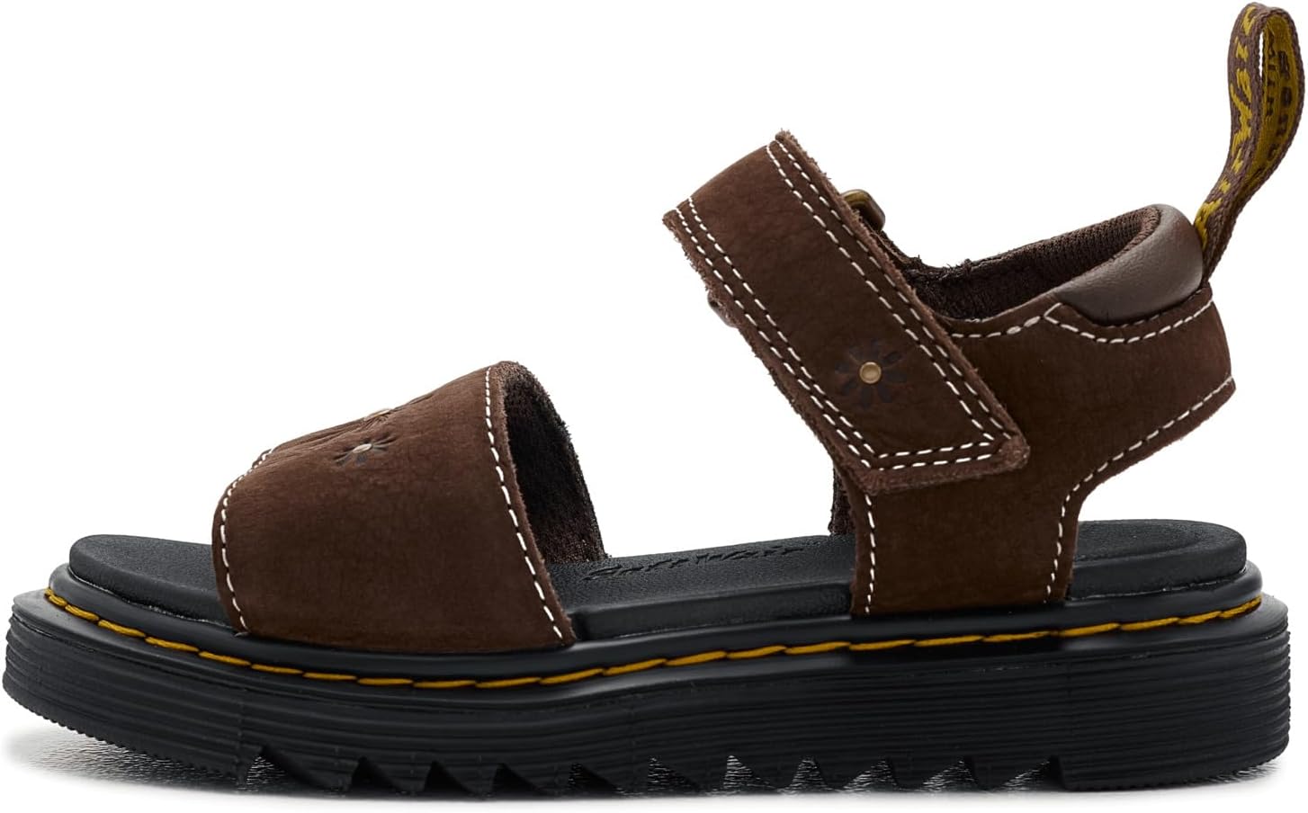 Dr. Martens girls Marlowe Flower J (Little KidBig Kid) Dark Brown