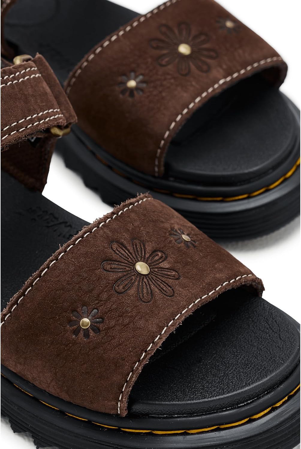 Dr. Martens girls Marlowe Flower J (Little KidBig Kid) Dark Brown