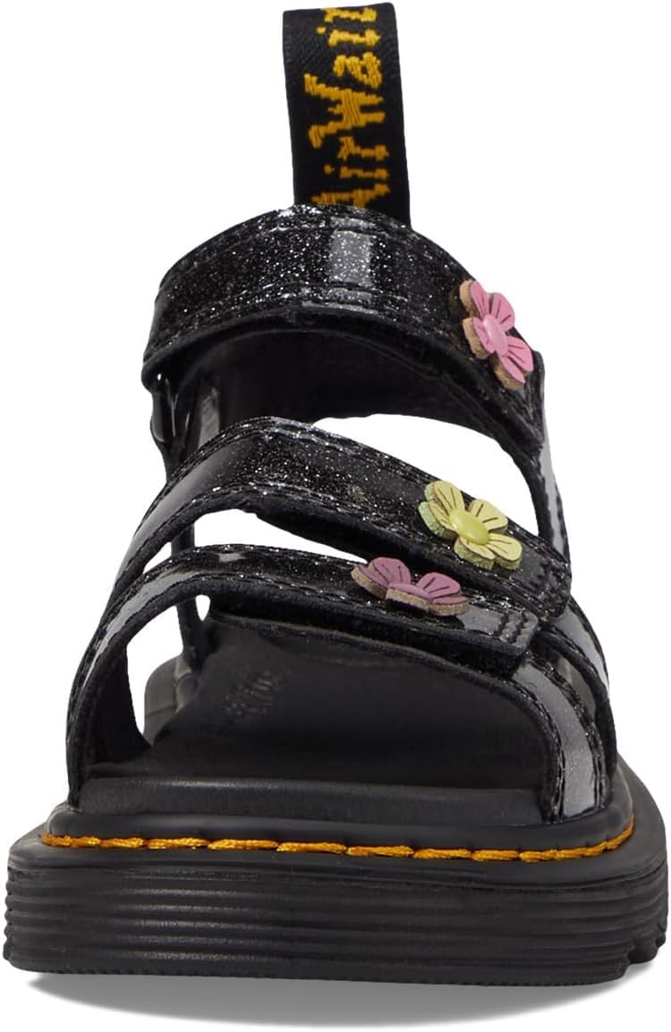 Dr. Marten's Kids Klaire Sandal Black Glitter