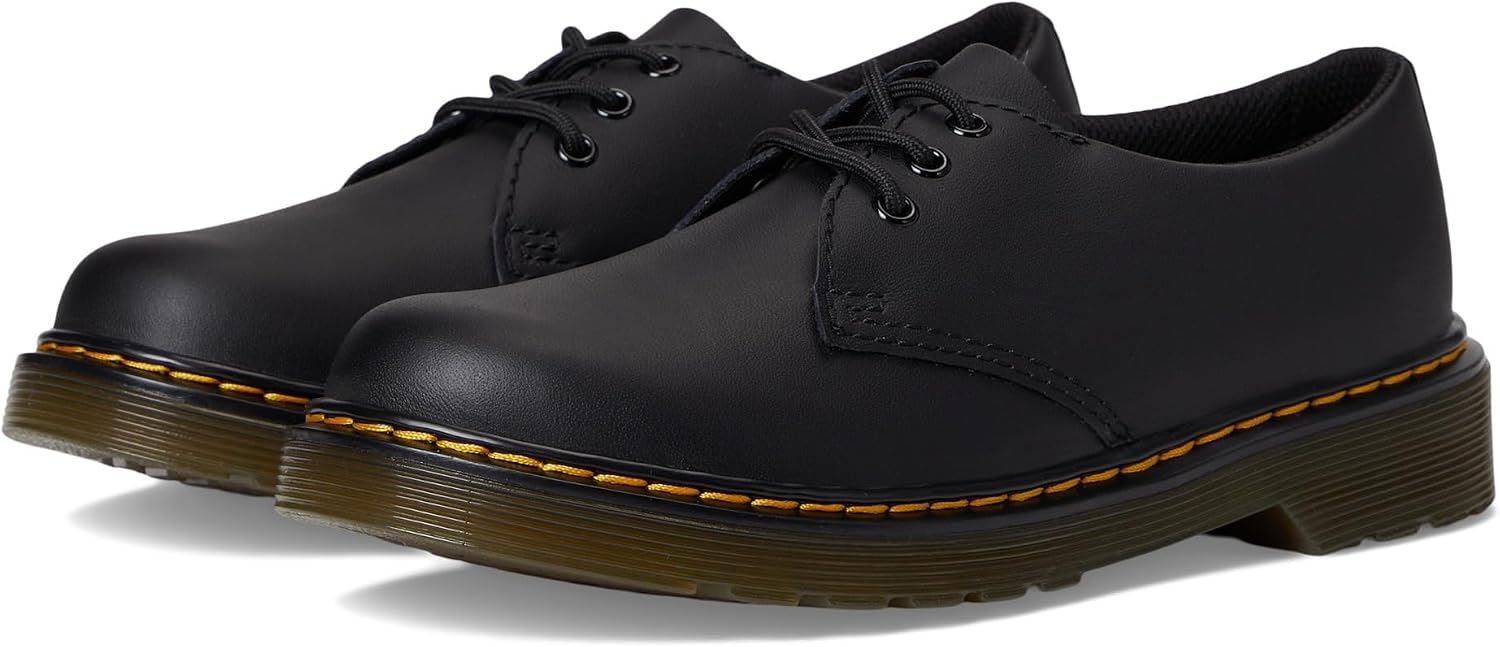 Dr. Martens Unisex-Child 1461 (Little KidBig Kid) 1461 J Black Softy T