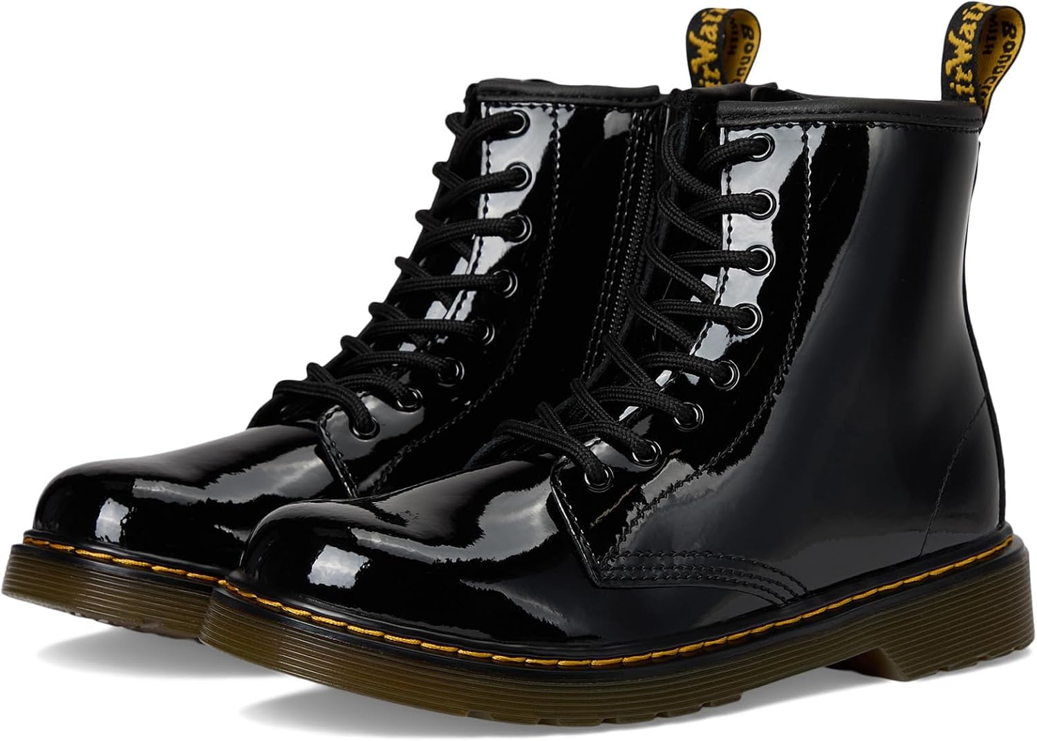 Dr. Marten's Kids 1460 Boot Black Patent Lamper