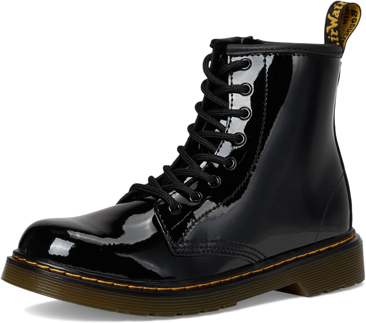 Dr. Marten's Kids 1460 Boot Black Patent Lamper