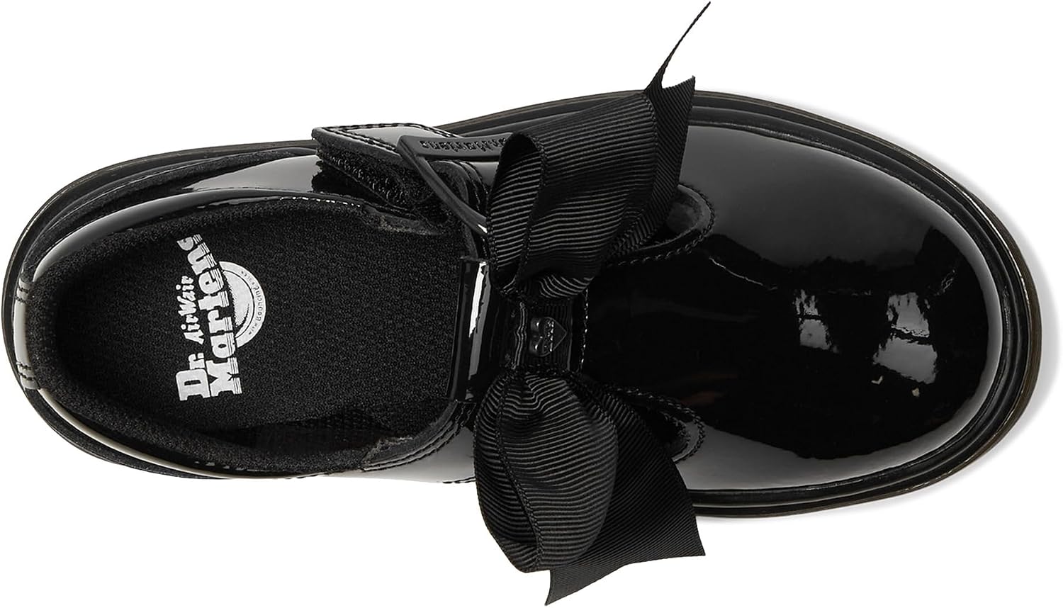 Dr. Martens Kid's Collection Girls Polley II Bow J Black